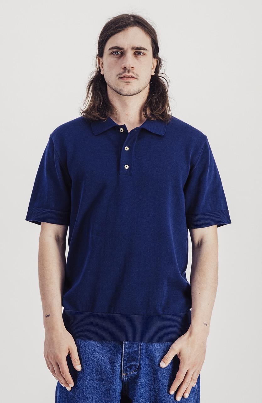 Polo Tricoté Lucien Navy PARAGES