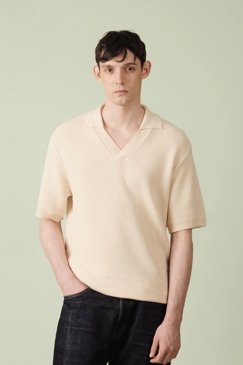 Polo Coton Agop Naturel NITTO KNITWEAR