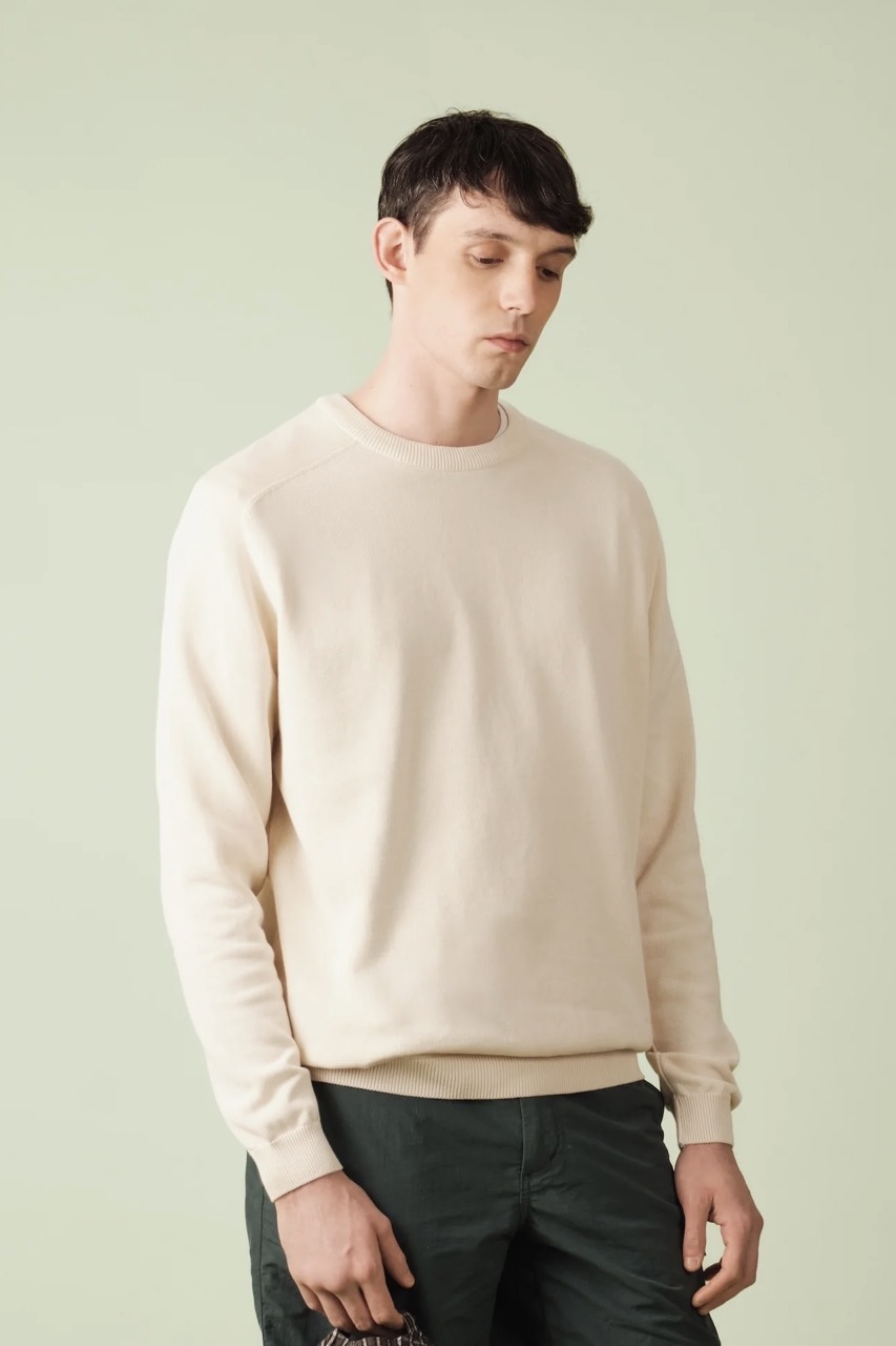 Polo Coton Sevan Marteau Naturel NITTO KNITWEAR