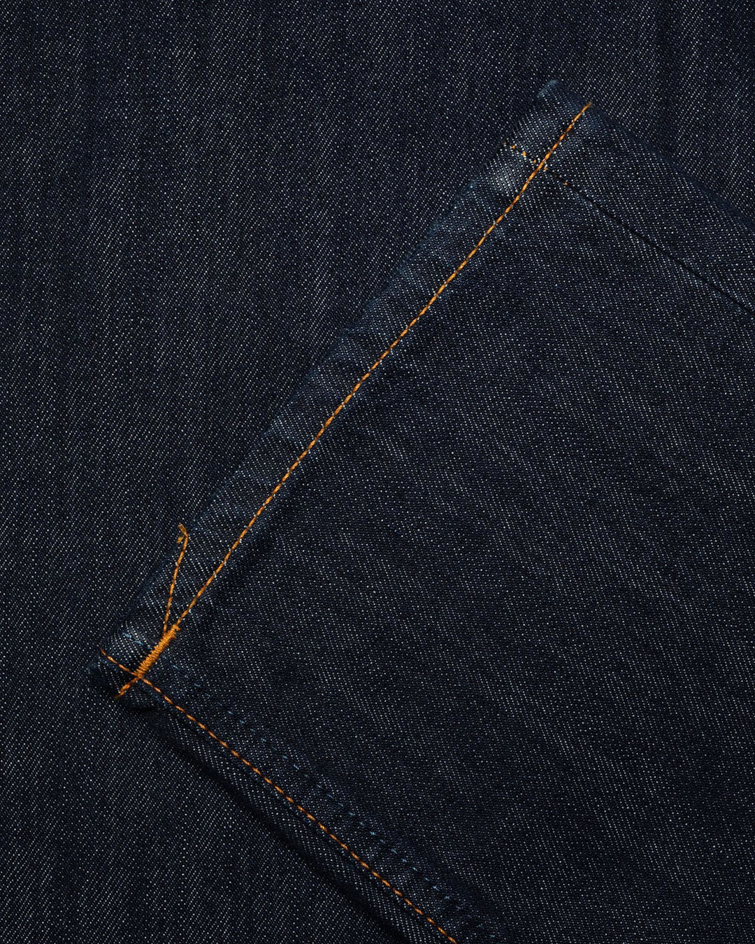 Jean Nudie Jeans Rad Rufus Blue One Wash en coton organique, coupe droite, taille haute, indigo profond