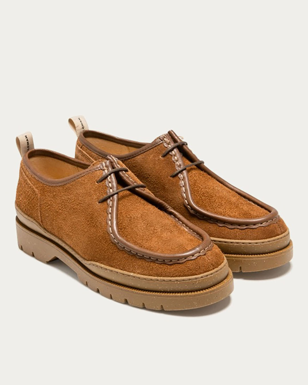 Major VP Oak 2 Cognac – Derbies suede velours Made in France | KLEMAN