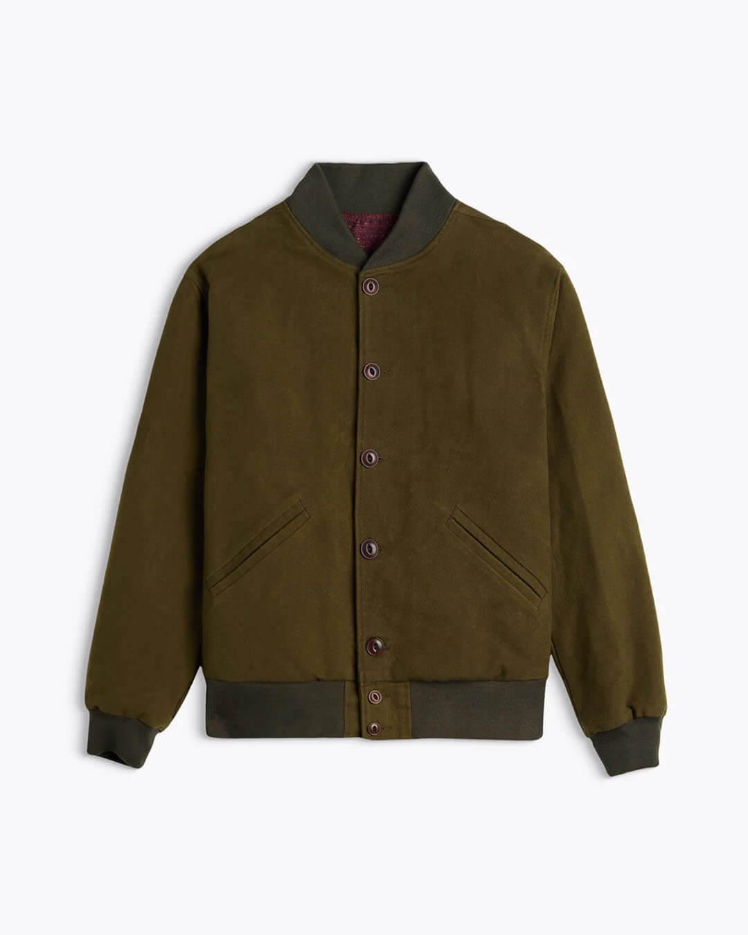 Veste Homecore Kappa Vosges Khaki réversible en coton, coupe oversize kaki/graphique