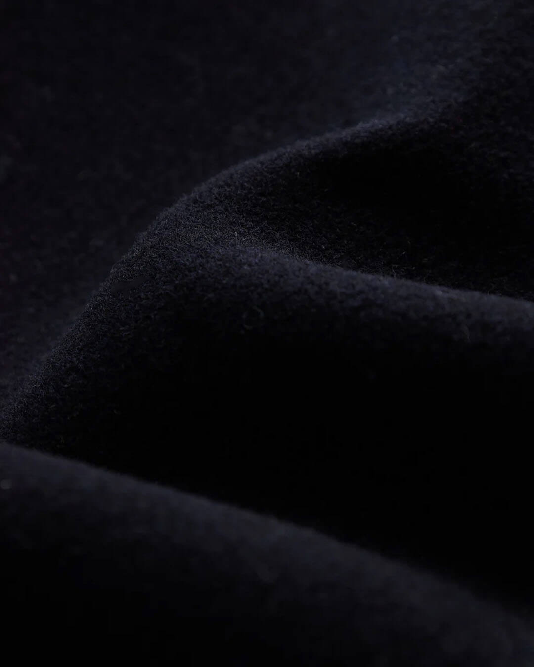 Veste Homecore Swit Wool Dark Navy en laine vierge bleu marine, coupe droite réversible avec grandes poches plaquées, fabriquée au Portugal