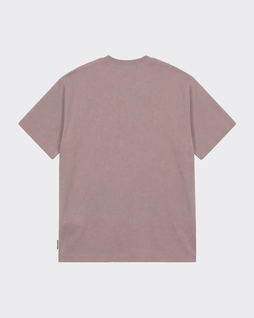t shirt relaxed blank Rose Grey regards t shirt coton bio coupe relaxed