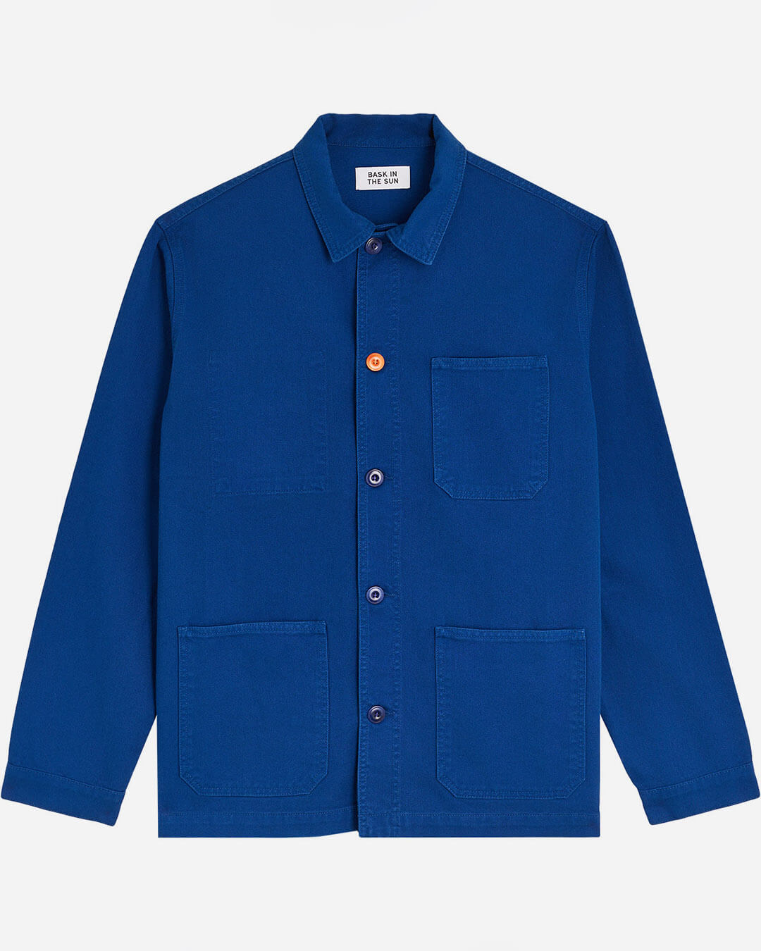 Veste homme Cobalt Sergi Jacket Bask In The Sun – coton biologique workwear bleu