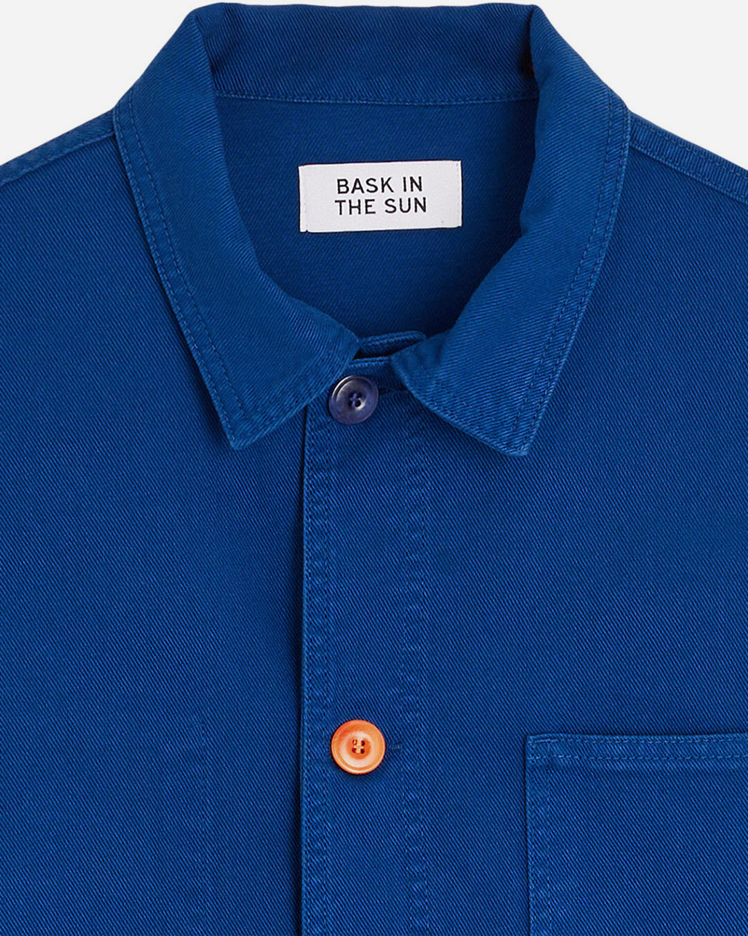 Veste homme Cobalt Sergi Jacket Bask In The Sun – coton biologique workwear bleu