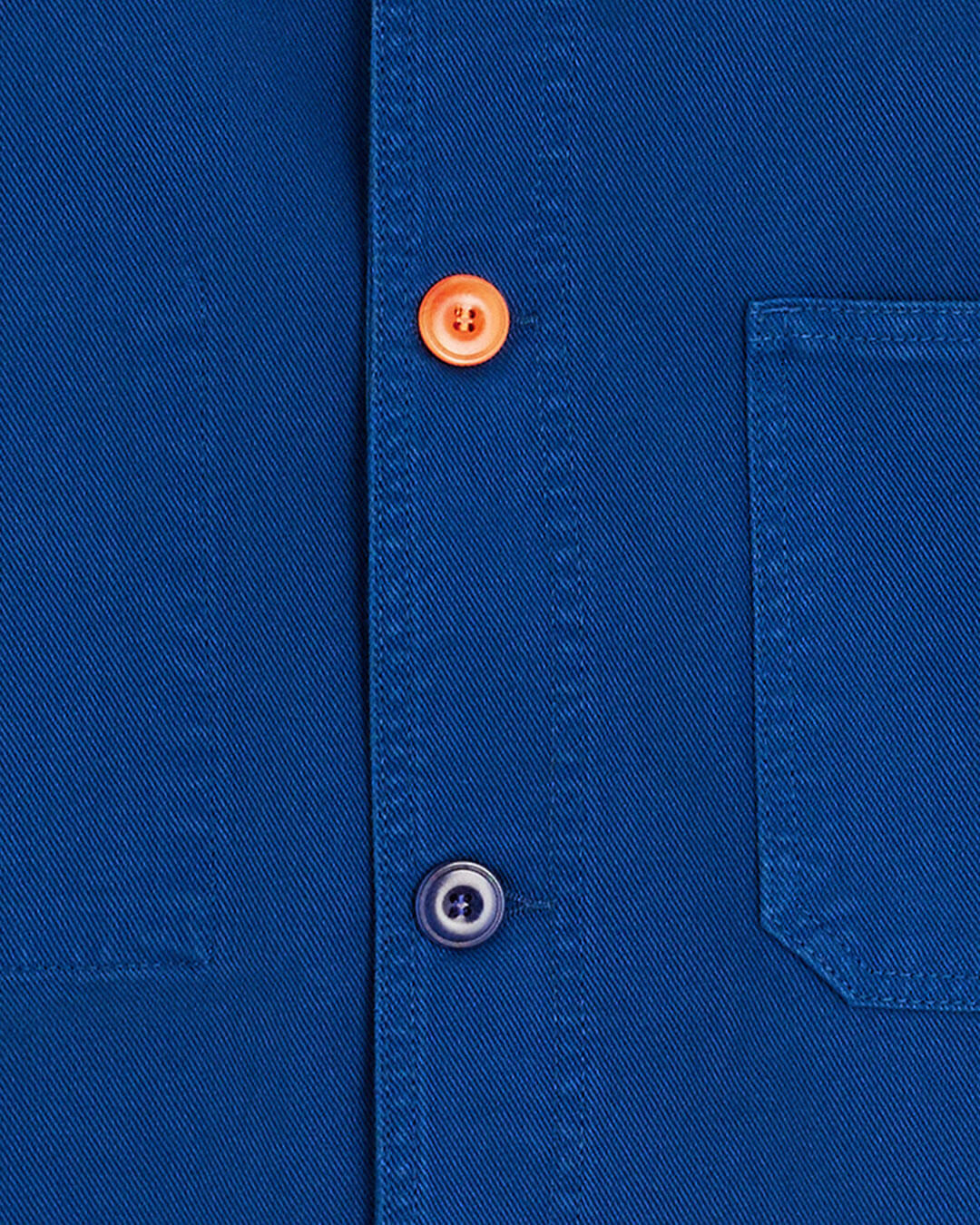 Veste homme Cobalt Sergi Jacket Bask In The Sun – coton biologique workwear bleu