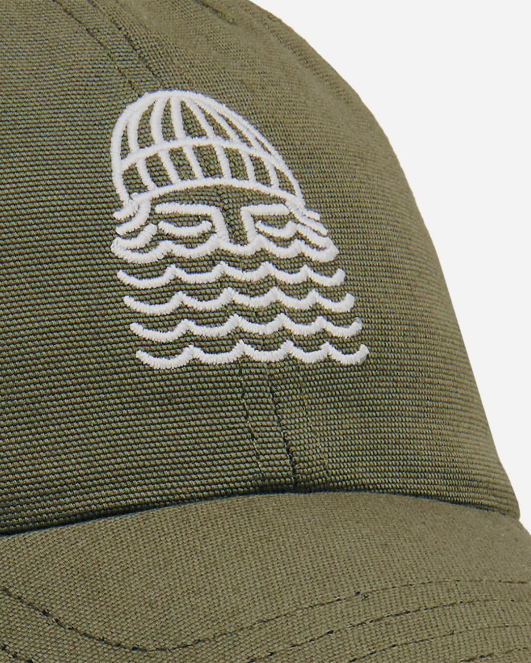 casquette bask in the sun olive to the sea casquette verte brodee