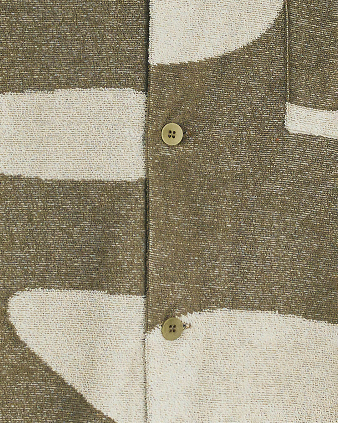 Chemise homme Olive Borja Shirt Bask In The Sun – coton biologique – olive