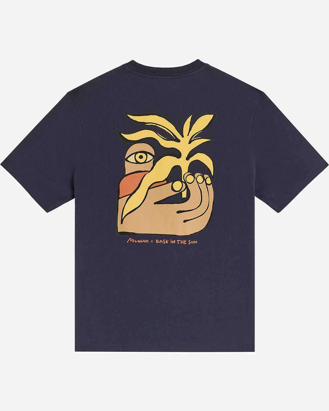T‑shirt homme Midnight Plant Tee Bask In The Sun – graphique plante – coton biologique