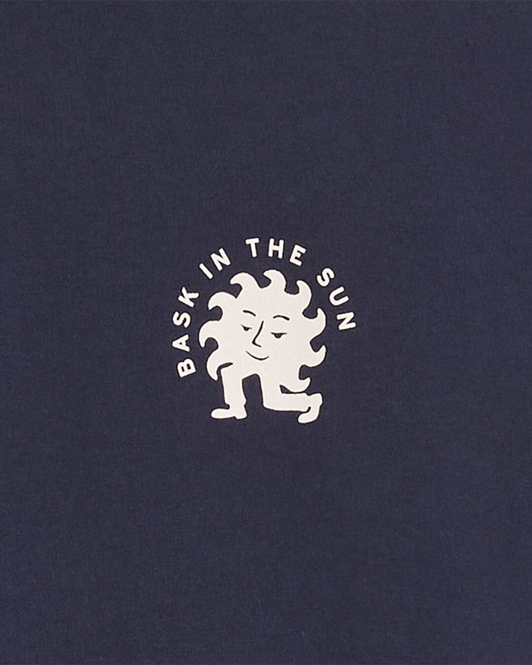 T‑shirt homme Midnight Sun Tee Bask In The Sun – graphique Max Blackmore – coton biologique