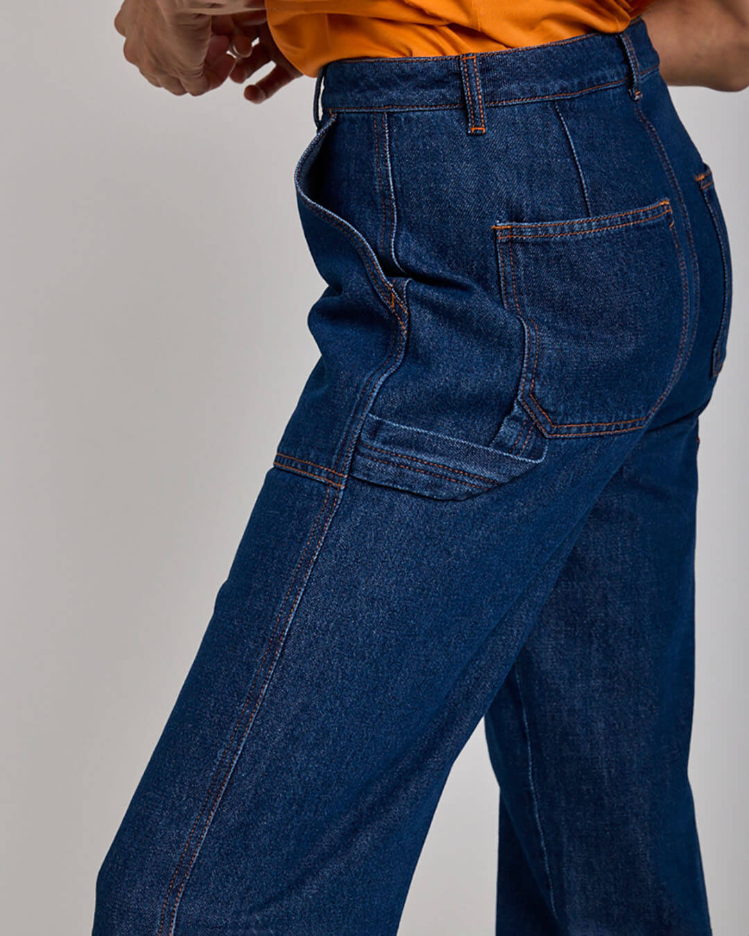 Pantalon Paraboot Graine Clothing × Paraboot en coton biologique, coupe droite, poches latérales