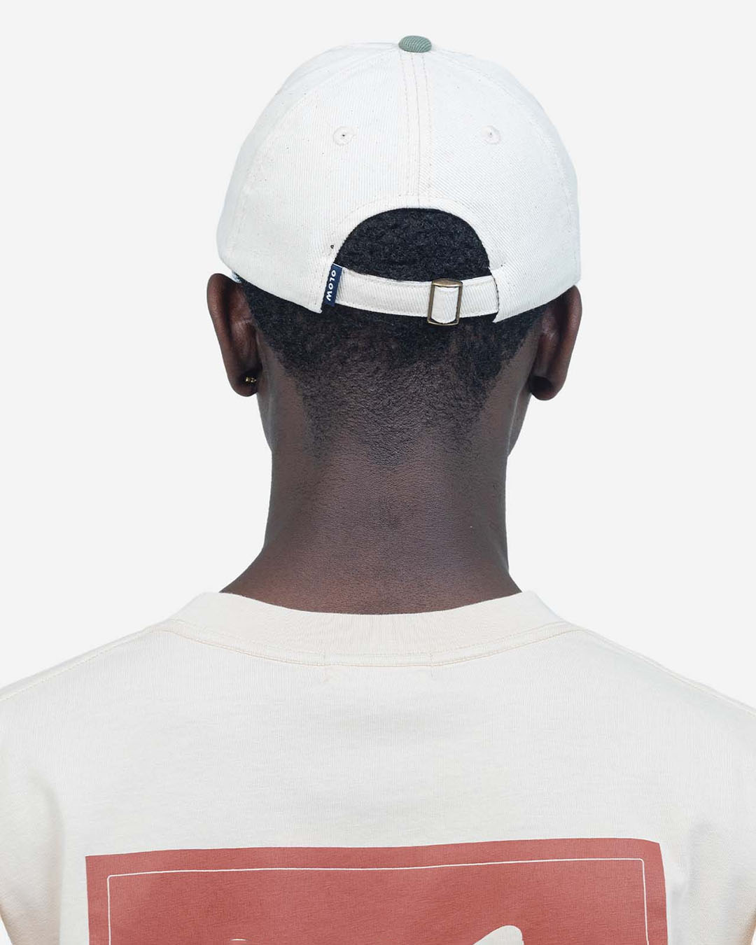 Casquette Six Panel Stanton Bicolore Écru OLOW en coton biologique écru bicolore, coupe six panel
