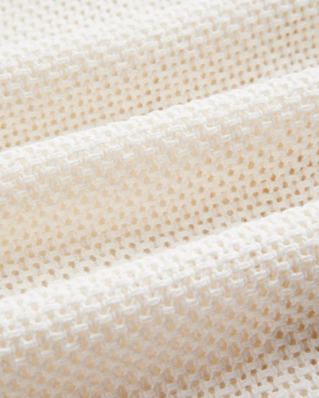 Chemise Agora White Portuguese Flannel en coton mélangé blanc texturé