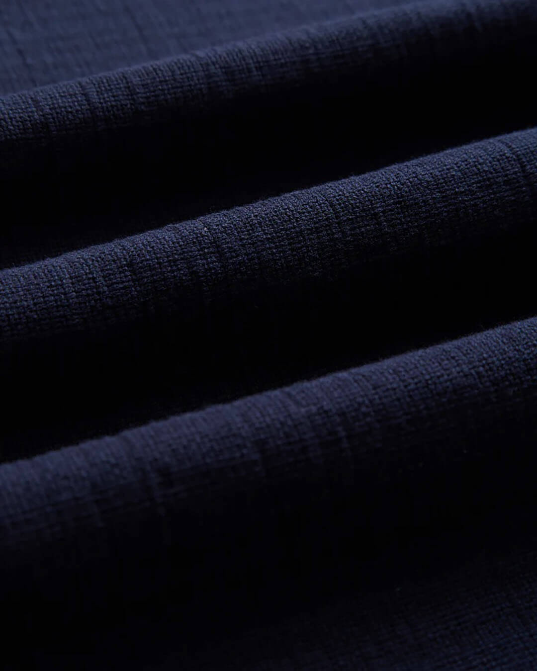 Chemise Grain Navy Portuguese Flannel en coton léger bleu texturé