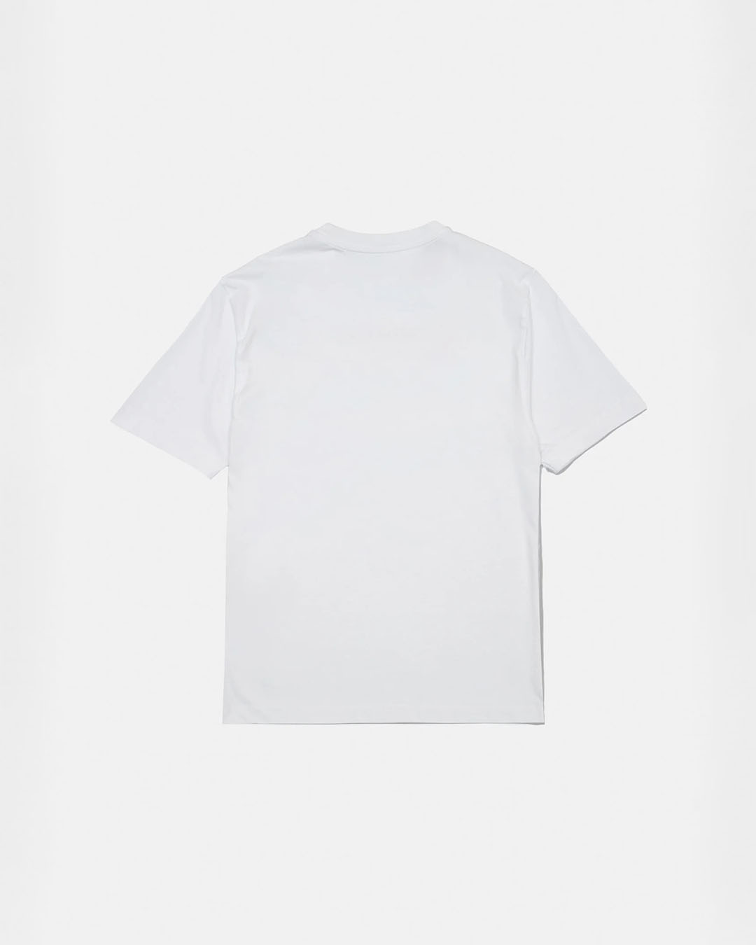 T-shirt Blooming White Edmmond Studios coton bio imprimé floral devant style minimaliste