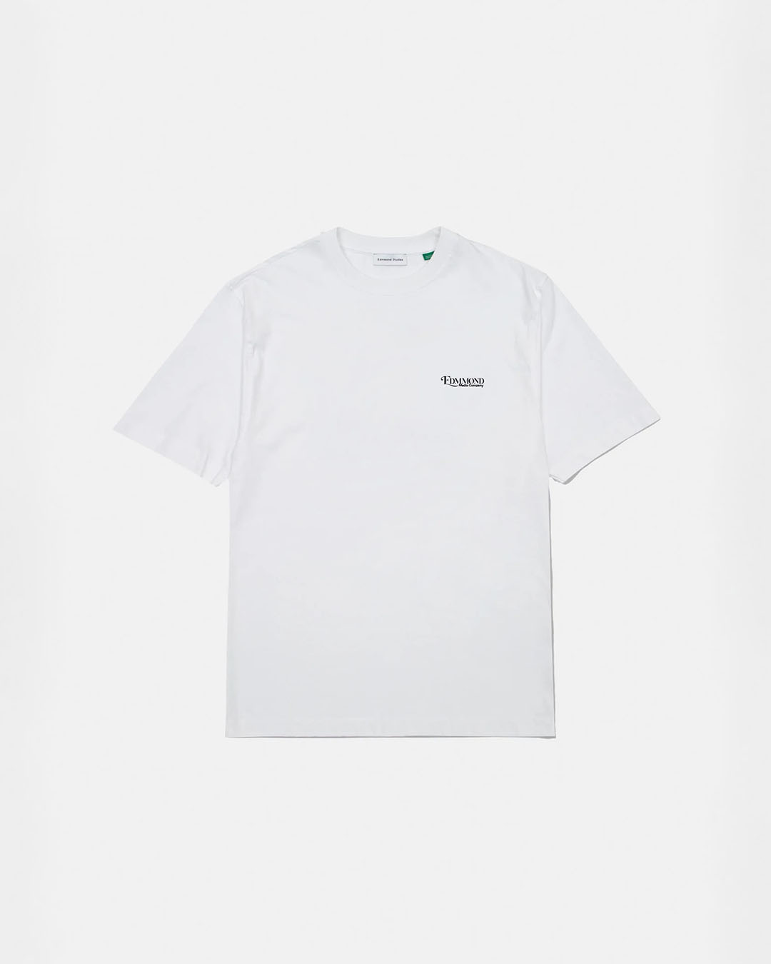 T-shirt Media Company White Edmmond Studios coton bio print graphique dos inspiration cinéma