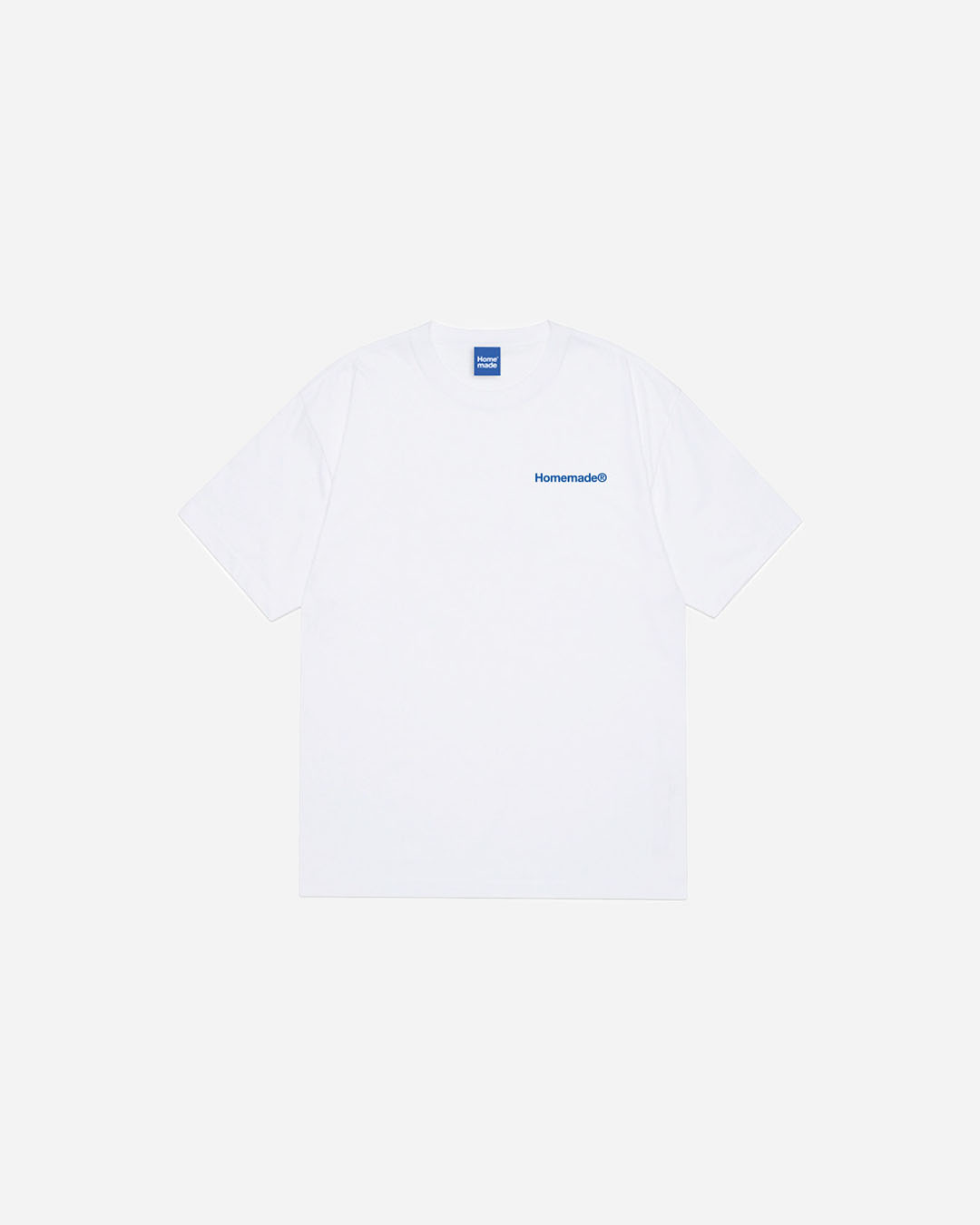 T-shirt HomeMade Bon Appétit Tee Blanc STCY en coton avec coupe confortable et col rond